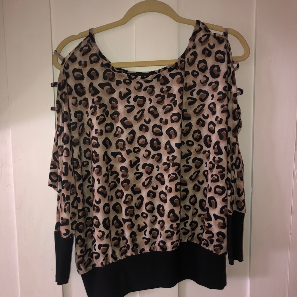 Isabella Rodriguez Cheetah Print Top